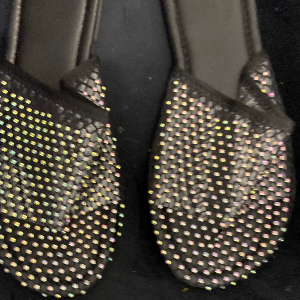 NWOT SHIMMER RHINESTONE SHOES